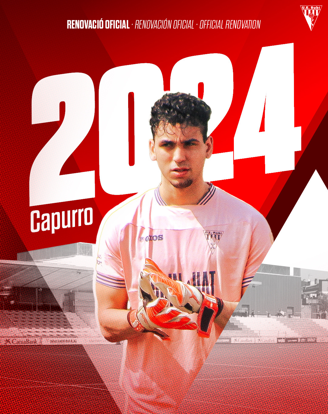 Capurro renovat fins al 2024 U.E. Rubí